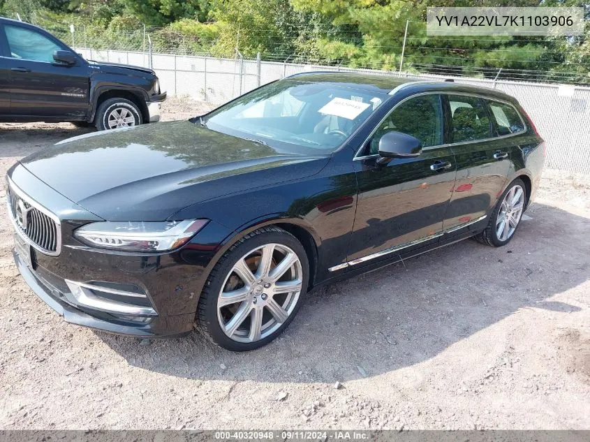 YV1A22VL7K1103906 2019 Volvo V90 T6 Inscription