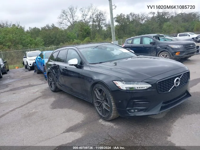 2019 Volvo V90 T5 R-Design VIN: YV1102GM6K1085720 Lot: 40789726