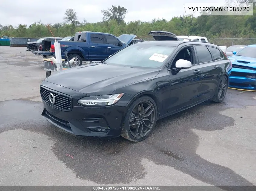 2019 Volvo V90 T5 R-Design VIN: YV1102GM6K1085720 Lot: 40789726