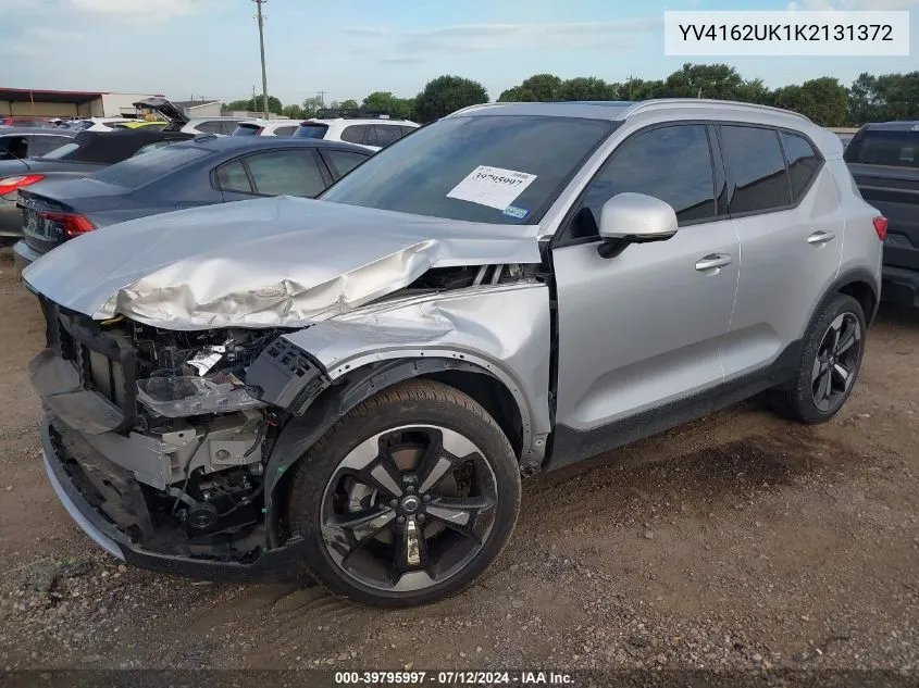 YV4162UK1K2131372 2019 Volvo Xc40 T5 Momentum