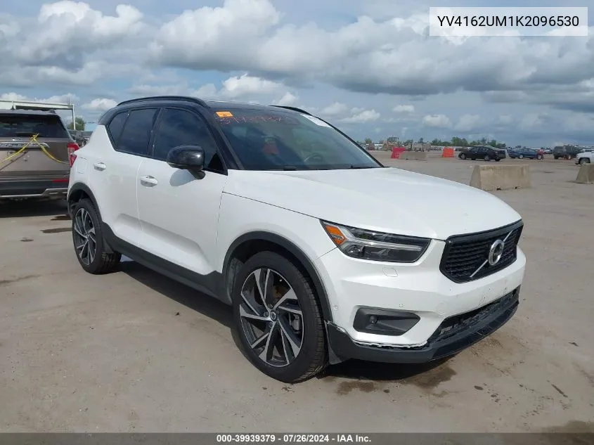 2019 Volvo Xc40 T5 R-Design VIN: YV4162UM1K2096530 Lot: 39939379