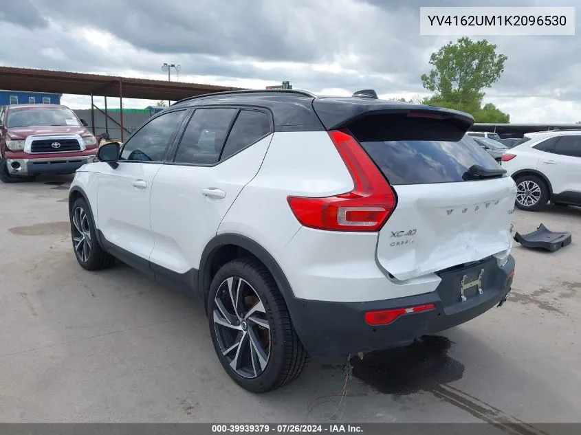 YV4162UM1K2096530 2019 Volvo Xc40 T5 R-Design