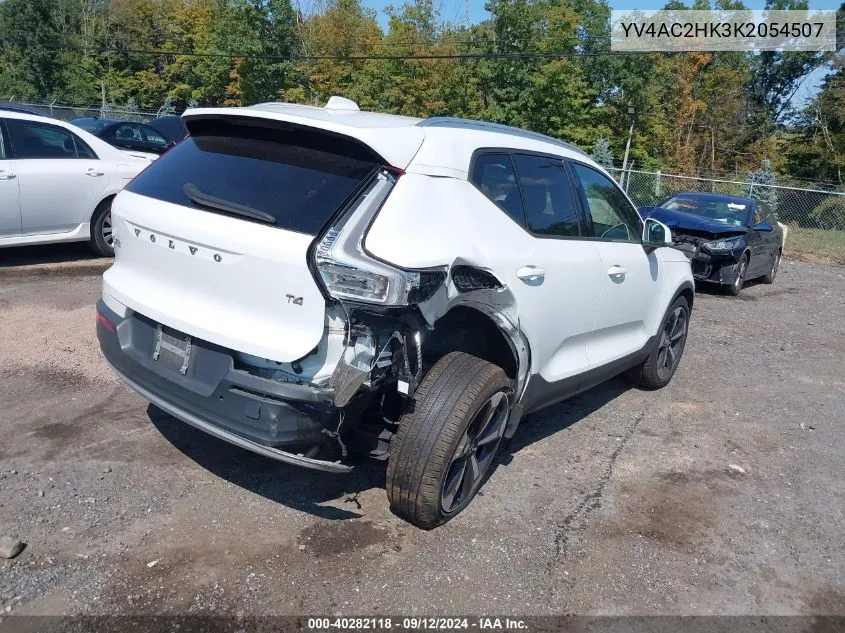 YV4AC2HK3K2054507 2019 Volvo Xc40 T4 Momentum