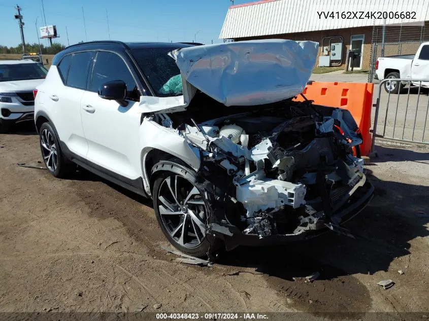 2019 Volvo Xc40 T5 Momentum/T5 R-Design VIN: YV4162XZ4K2006682 Lot: 40348423