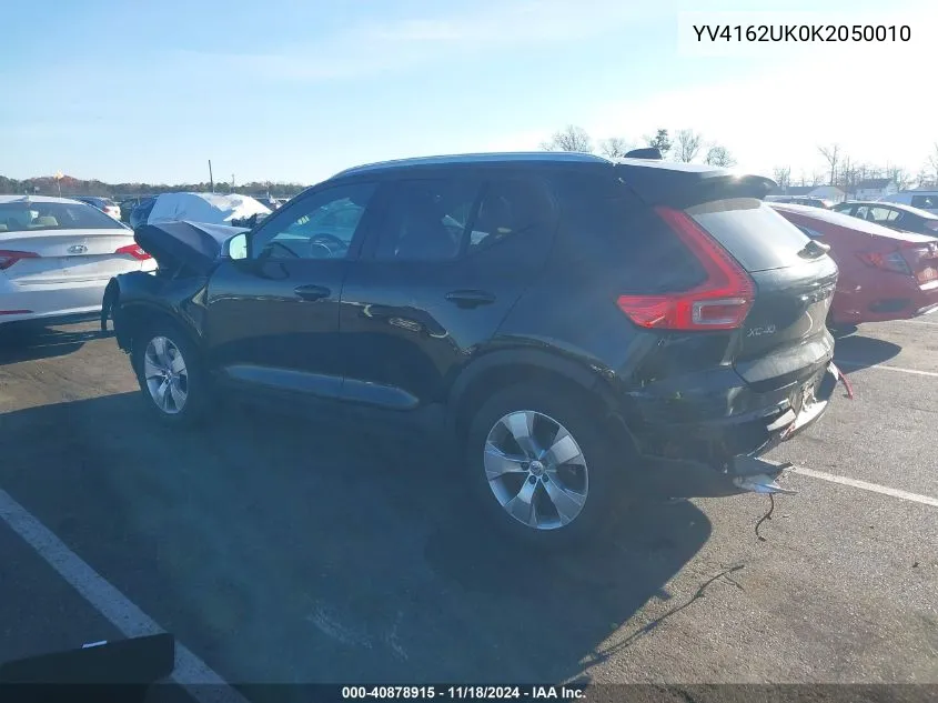 2019 Volvo Xc40 T5 Momentum VIN: YV4162UK0K2050010 Lot: 40878915