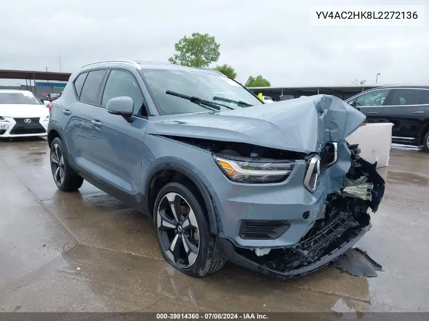 YV4AC2HK8L2272136 2020 Volvo Xc40 T4 Momentum