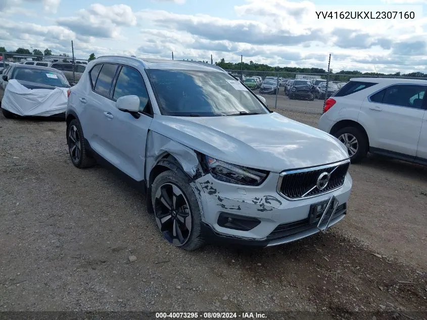 YV4162UKXL2307160 2020 Volvo Xc40 T5 Momentum