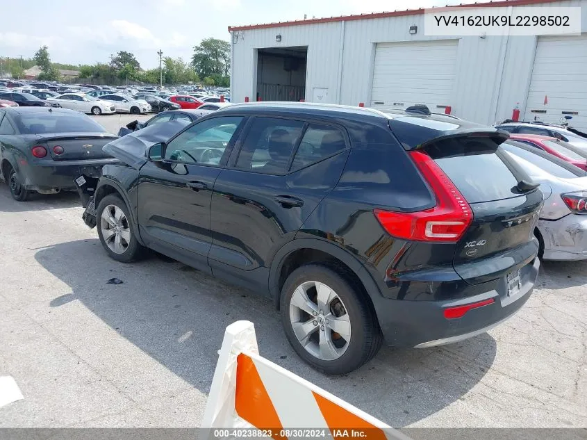 YV4162UK9L2298502 2020 Volvo Xc40 T5 Momentum