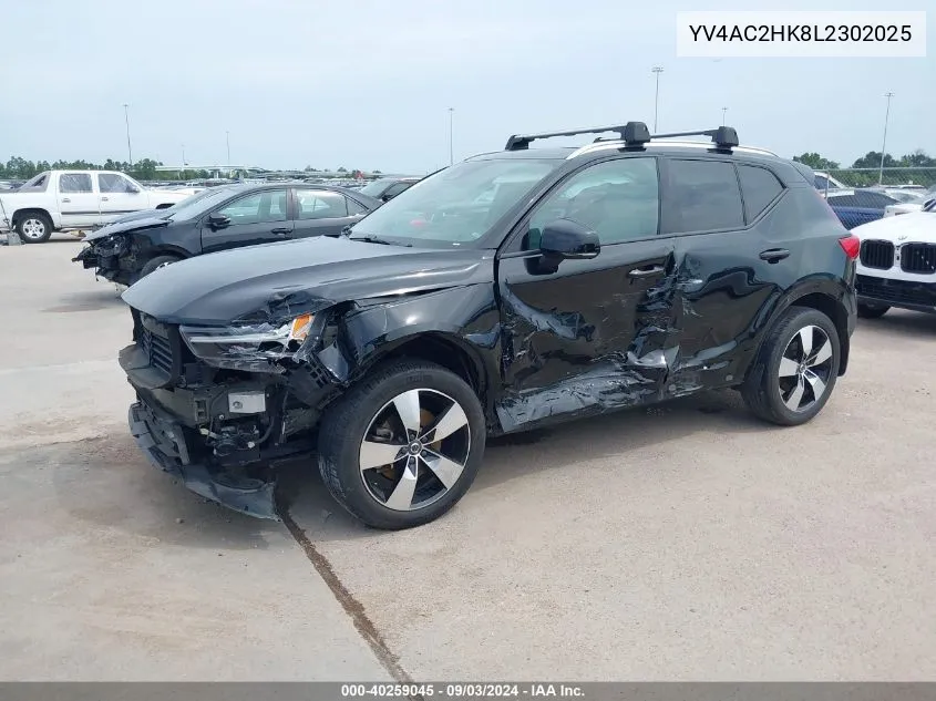 2020 Volvo Xc40 T4 Momentum VIN: YV4AC2HK8L2302025 Lot: 40259045