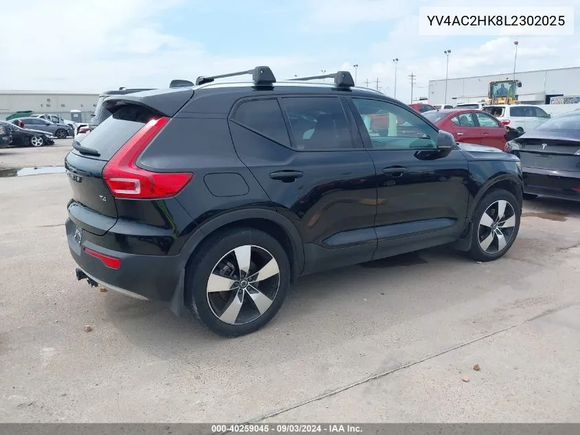 YV4AC2HK8L2302025 2020 Volvo Xc40 T4 Momentum