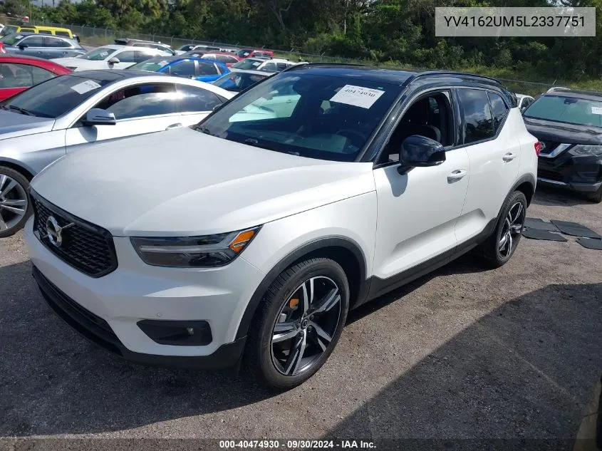 YV4162UM5L2337751 2020 Volvo Xc40 T5 R-Design