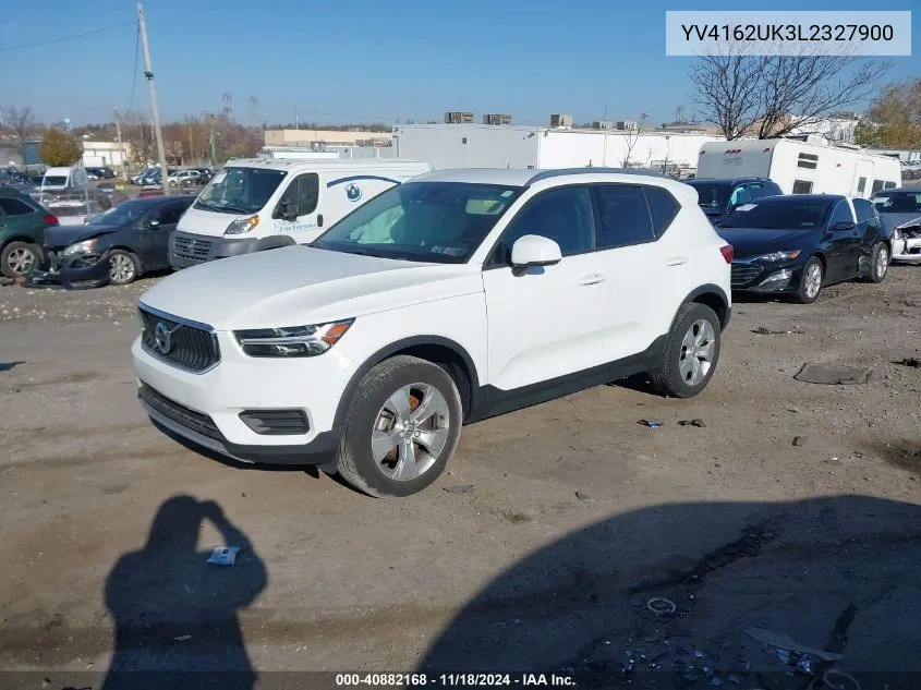 2020 Volvo Xc40 T5 Momentum VIN: YV4162UK3L2327900 Lot: 40882168