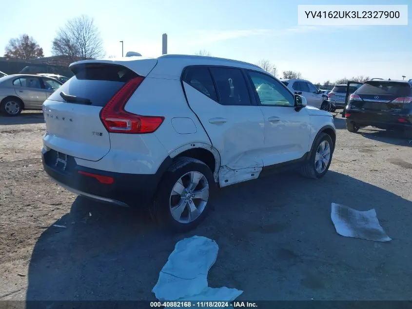 2020 Volvo Xc40 T5 Momentum VIN: YV4162UK3L2327900 Lot: 40882168