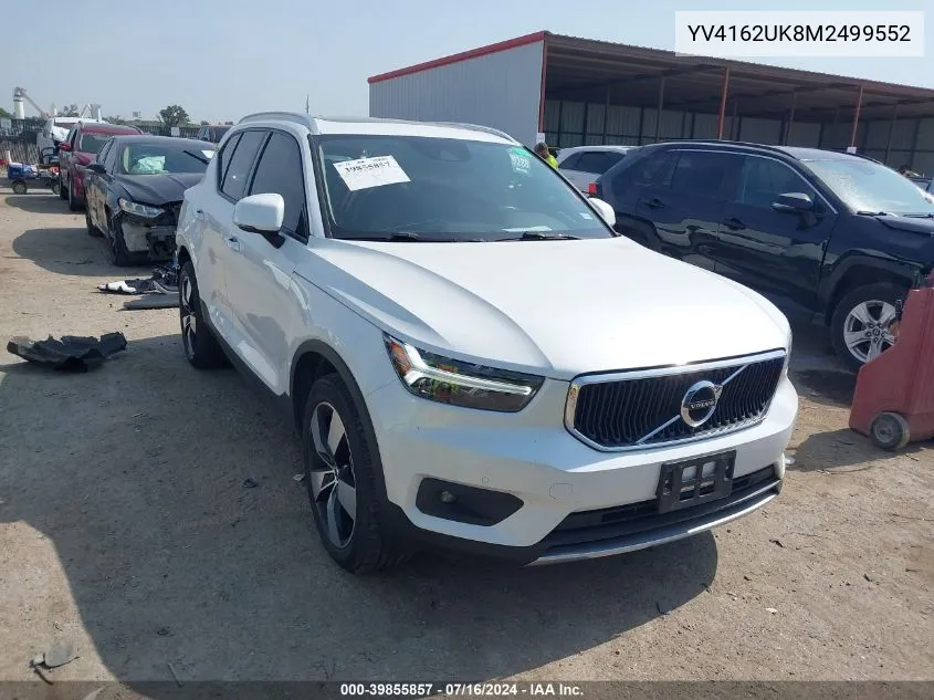 YV4162UK8M2499552 2021 Volvo Xc40 T5 Momentum