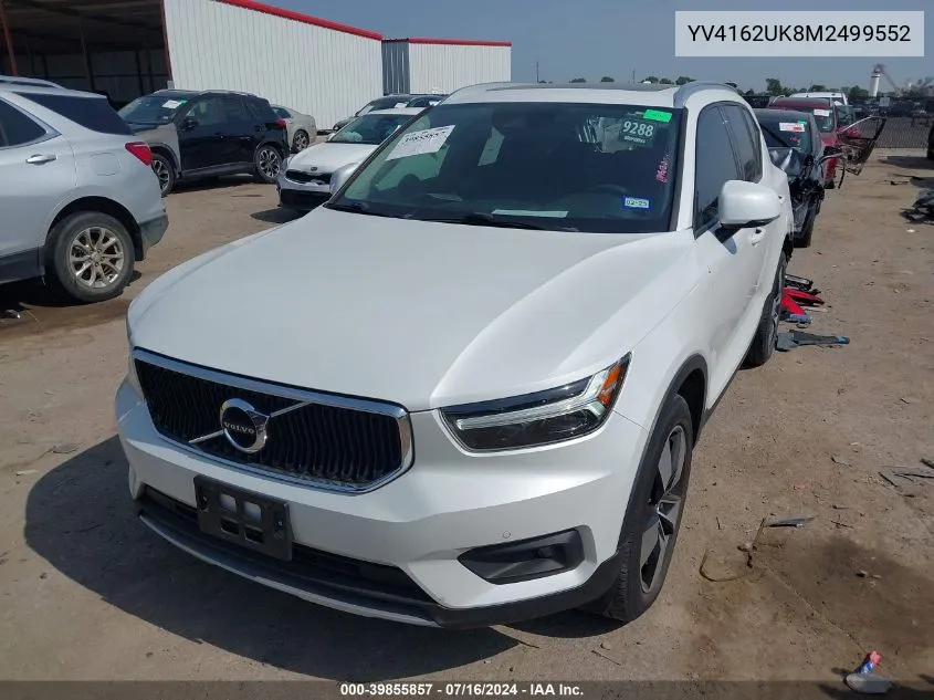 YV4162UK8M2499552 2021 Volvo Xc40 T5 Momentum