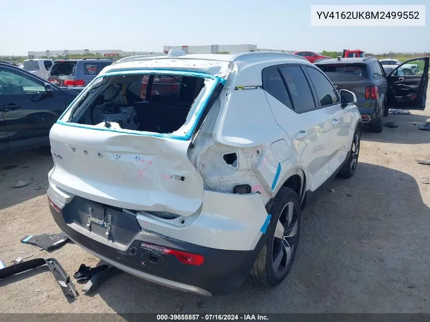 2021 Volvo Xc40 T5 Momentum VIN: YV4162UK8M2499552 Lot: 39855857