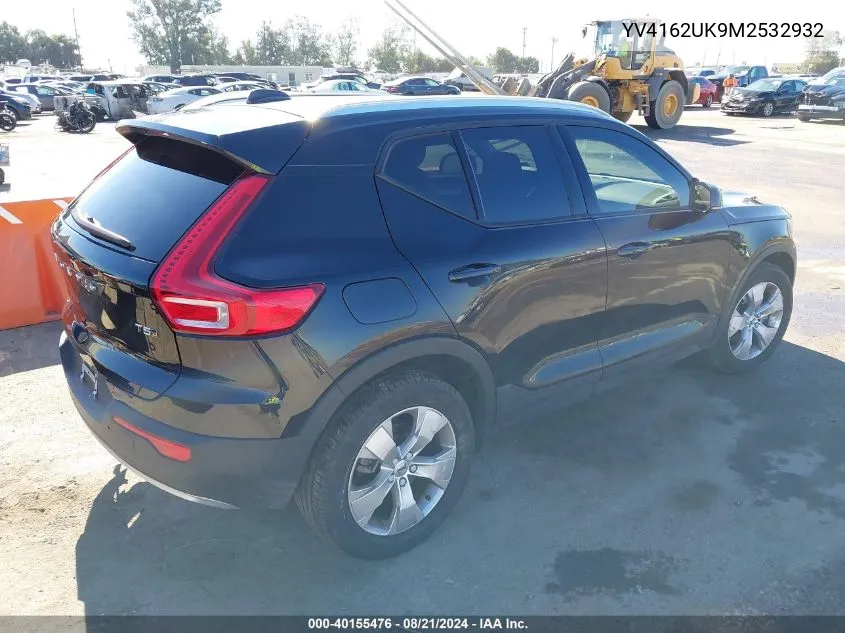 2021 Volvo Xc40 T5 Momentum VIN: YV4162UK9M2532932 Lot: 40155476