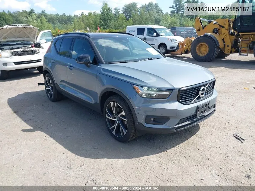 YV4162UM1M2585187 2021 Volvo Xc40 T5 R-Design