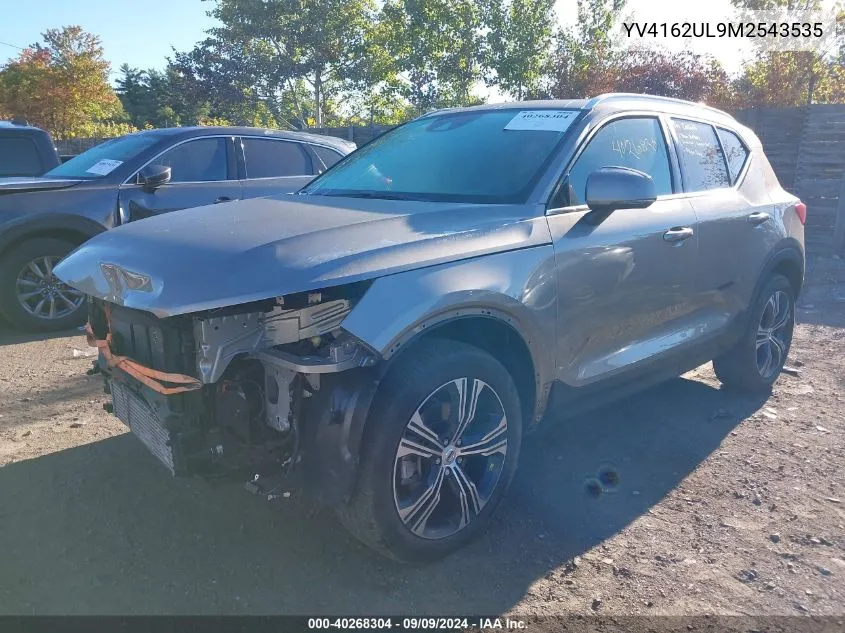 2021 Volvo Xc40 T5 Inscription VIN: YV4162UL9M2543535 Lot: 40268304