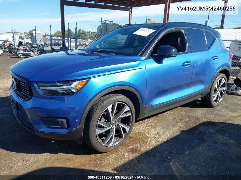 2021 Volvo Xc40 T5 R-Design VIN: YV4162UM5M2460256 Lot: 40311209