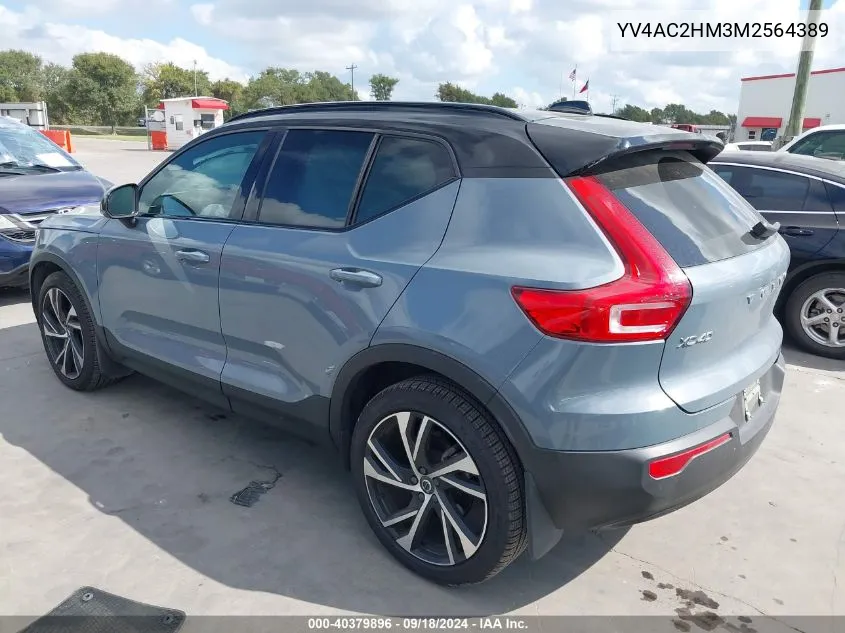 2021 Volvo Xc40 T4 R-Design VIN: YV4AC2HM3M2564389 Lot: 40379896