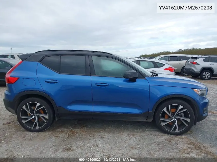 YV4162UM7M2570208 2021 Volvo Xc40 T5 R-Design