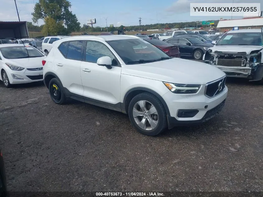 YV4162UKXM2576955 2021 Volvo Xc40 T5 Momentum