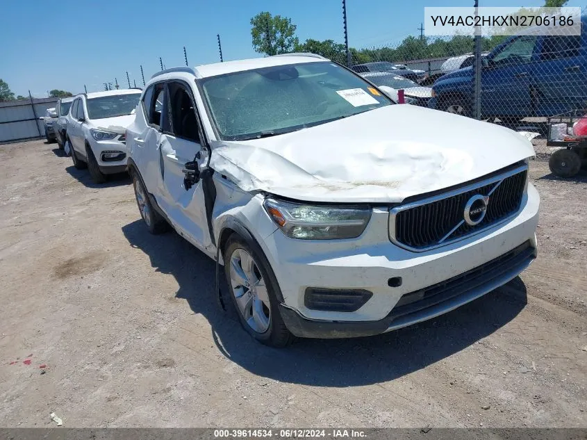 YV4AC2HKXN2706186 2022 Volvo Xc40 T4 Momentum