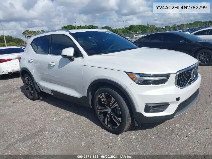 YV4AC2HL4N2782799 2022 Volvo Xc40 T4 Inscription