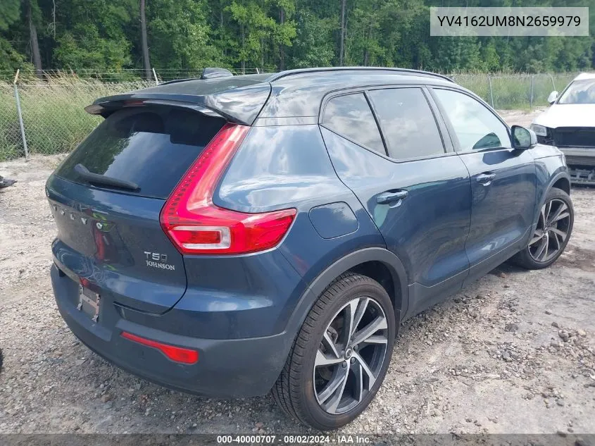 YV4162UM8N2659979 2022 Volvo Xc40 T5 R-Design