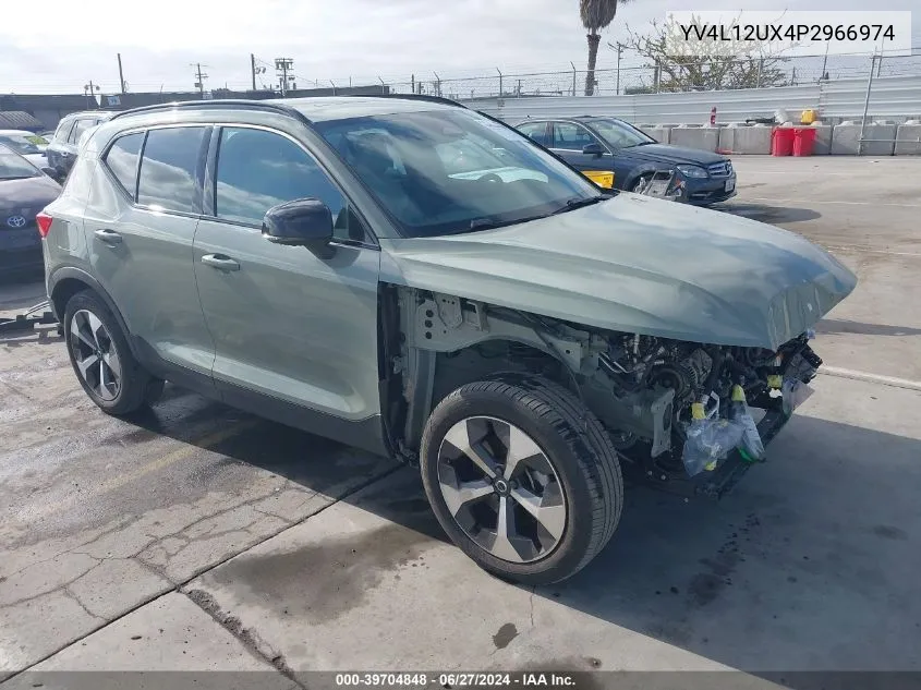 2023 Volvo Xc40 B5 Ultimate Dark Theme VIN: YV4L12UX4P2966974 Lot: 39704848