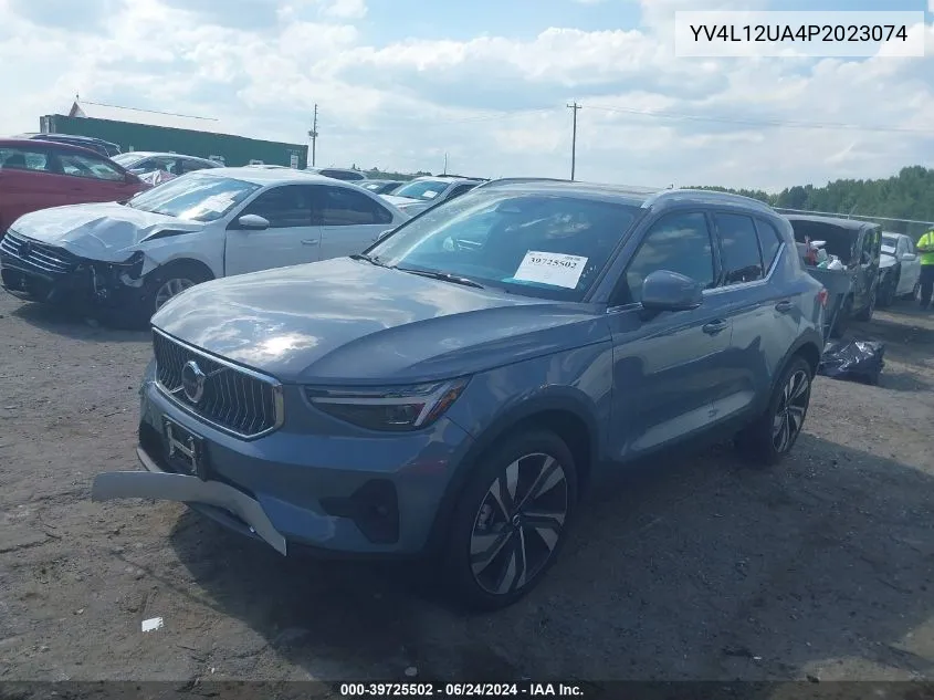 YV4L12UA4P2023074 2023 Volvo Xc40 B5 Ultimate Bright Theme