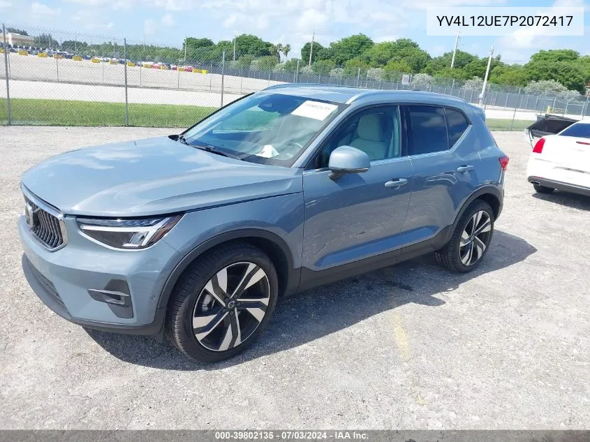 YV4L12UE7P2072417 2023 Volvo Xc40 B5 Plus Bright Theme