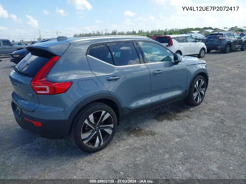 YV4L12UE7P2072417 2023 Volvo Xc40 B5 Plus Bright Theme