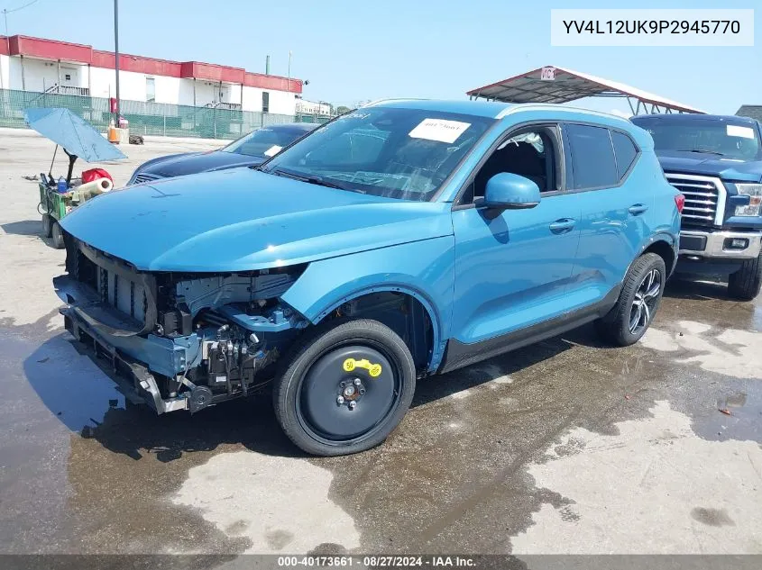 2023 Volvo Xc40 B5 Core VIN: YV4L12UK9P2945770 Lot: 40173661