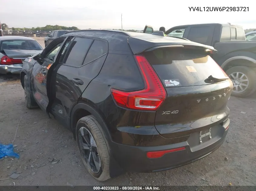 2023 Volvo Xc40 B5 Plus Dark Theme VIN: YV4L12UW6P2983721 Lot: 40233823