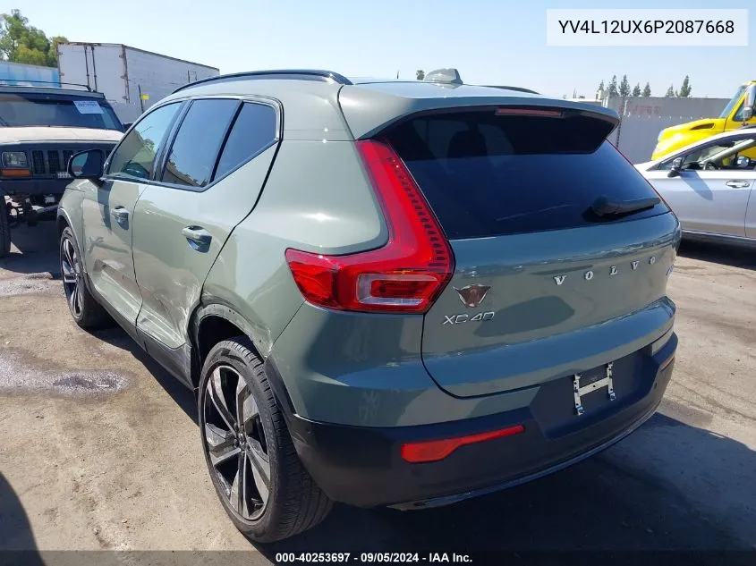 YV4L12UX6P2087668 2023 Volvo Xc40 Ultimate