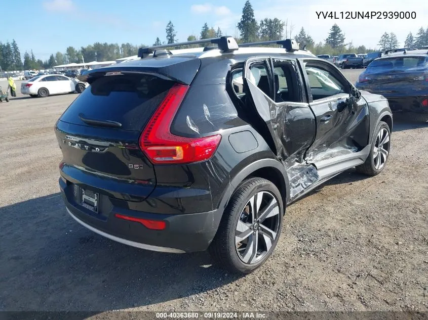 YV4L12UN4P2939000 2023 Volvo Xc40 B5 Plus Bright Theme