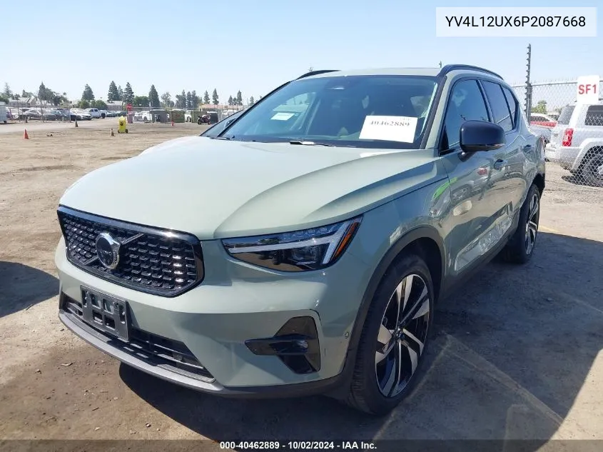 2023 Volvo Xc40 B5 Ultimate Dark Theme VIN: YV4L12UX6P2087668 Lot: 40462889