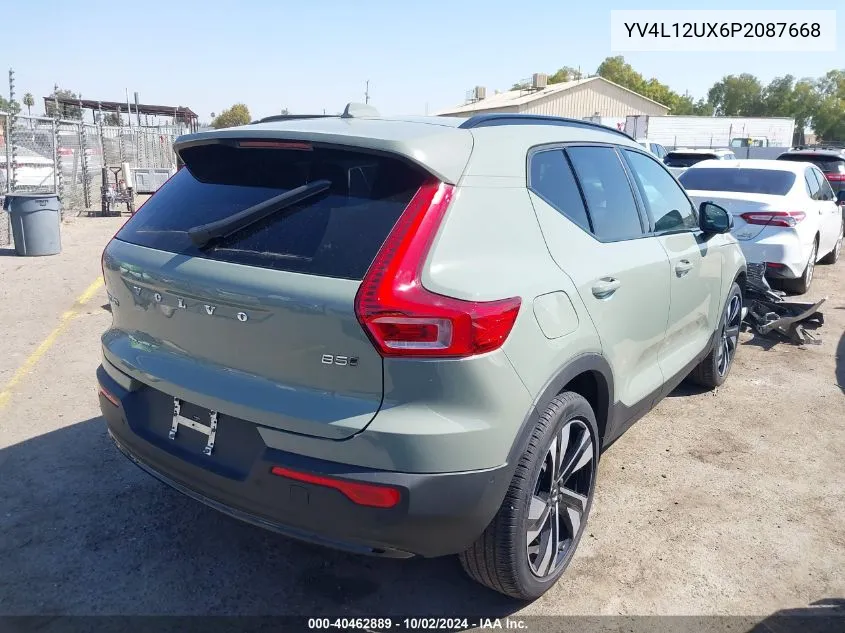 2023 Volvo Xc40 B5 Ultimate Dark Theme VIN: YV4L12UX6P2087668 Lot: 40462889