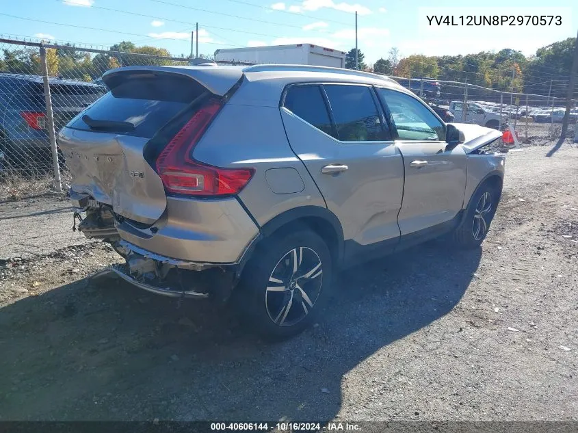 2023 Volvo Xc40 B5 Plus Bright Theme VIN: YV4L12UN8P2970573 Lot: 40606144