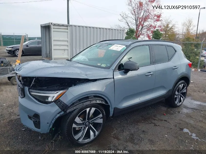 2023 Volvo Xc40 B5 Ultimate Dark Theme VIN: YV4L12UX6P2910597 Lot: 40887669