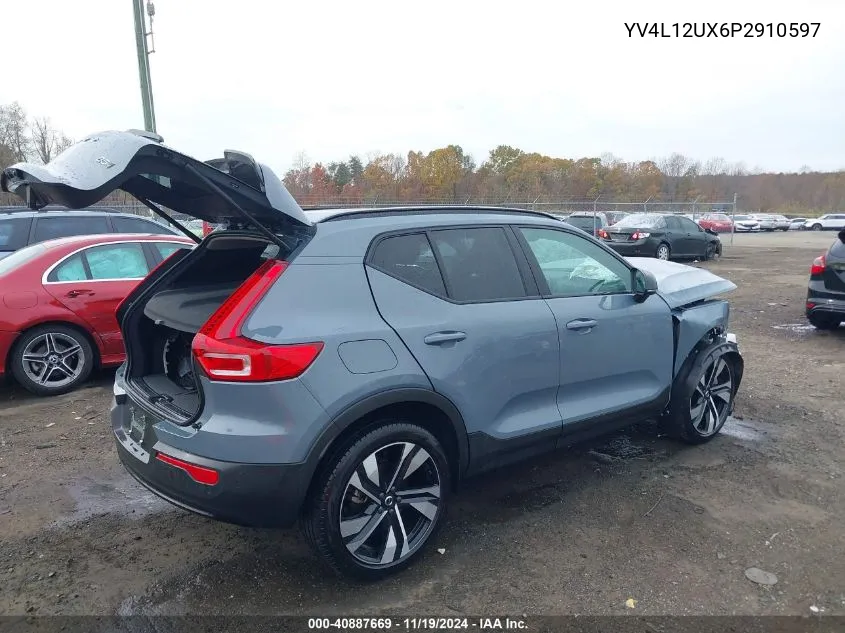 2023 Volvo Xc40 B5 Ultimate Dark Theme VIN: YV4L12UX6P2910597 Lot: 40887669