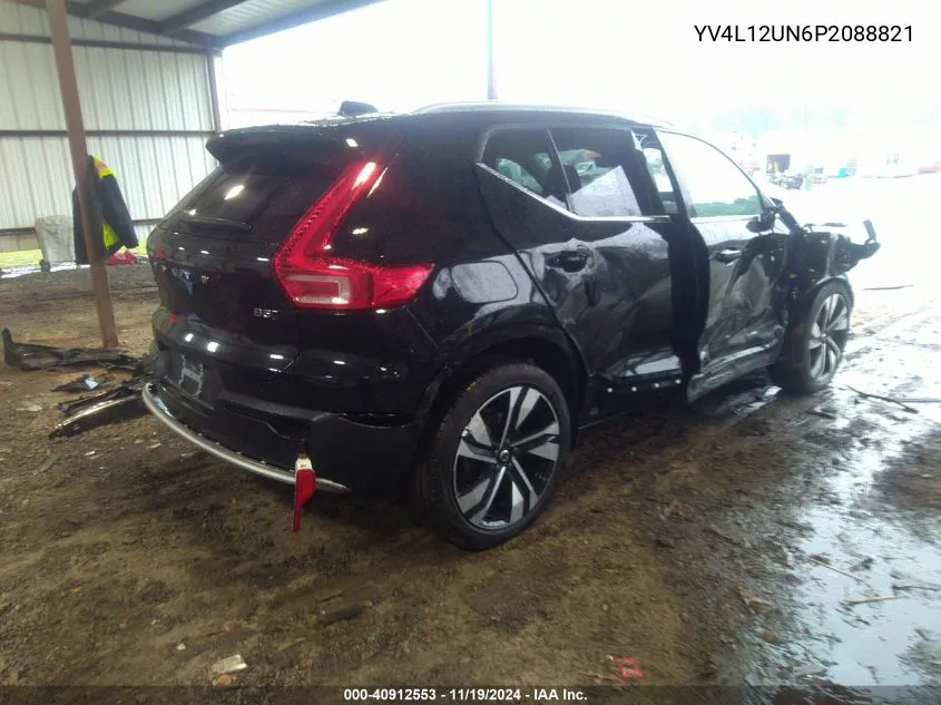 2023 Volvo Xc40 Plus Bright Theme VIN: YV4L12UN6P2088821 Lot: 40912553