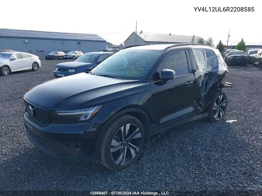 2024 Volvo Xc40 VIN: YV4L12UL6R2208585 Lot: 12058407