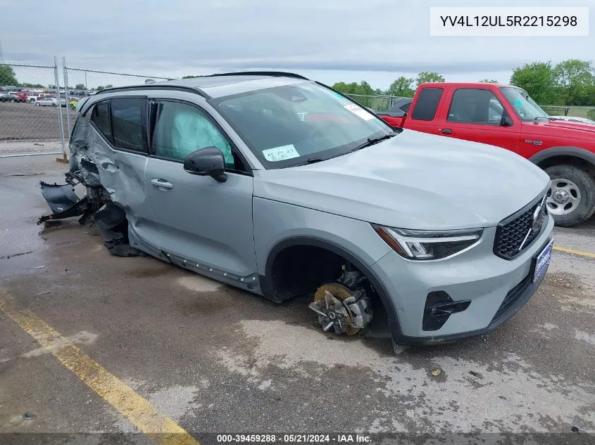 2024 Volvo Xc40 B5 Plus Dark Theme VIN: YV4L12UL5R2215298 Lot: 39459288