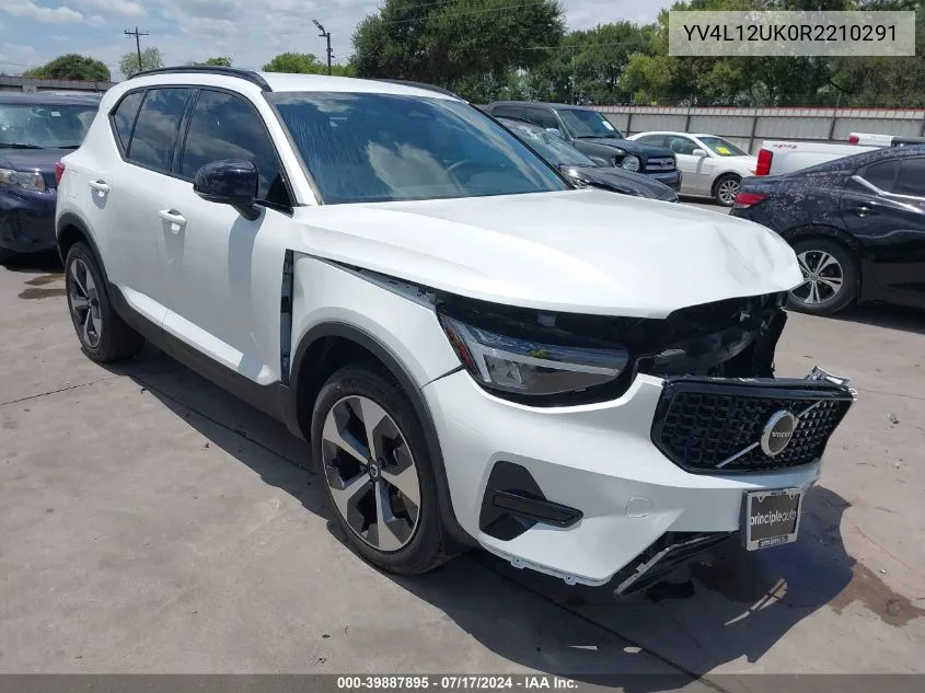 YV4L12UK0R2210291 2024 Volvo Xc40 B5 Core Dark Theme