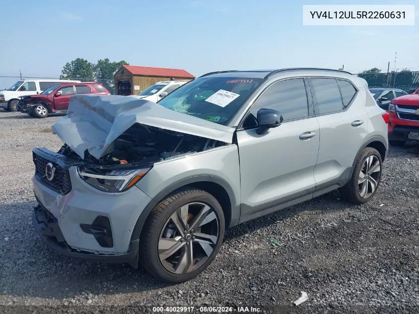 2024 Volvo Xc40 B5 Plus Dark Theme VIN: YV4L12UL5R2260631 Lot: 40029917