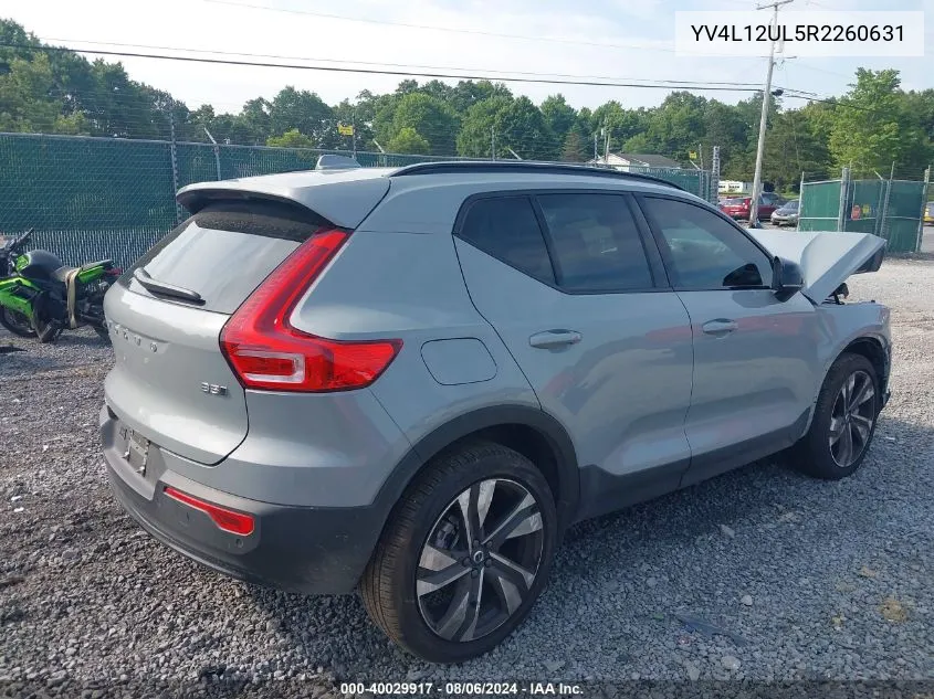 YV4L12UL5R2260631 2024 Volvo Xc40 B5 Plus Dark Theme