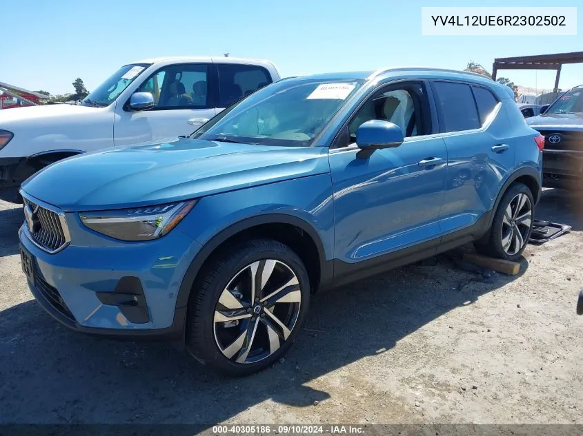 2024 Volvo Xc40 B5 Plus Bright Theme VIN: YV4L12UE6R2302502 Lot: 40305186